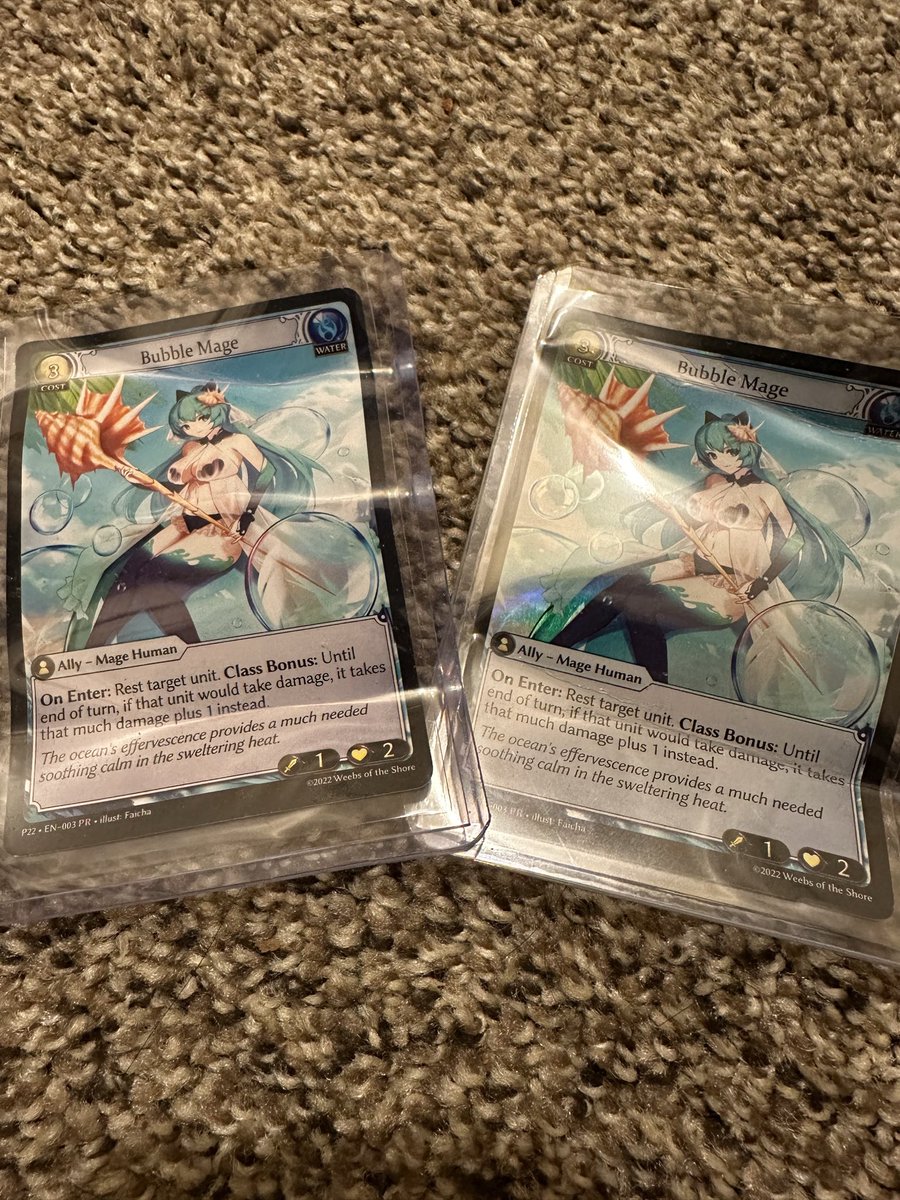 merlinsmrktplc's tweet image. Have you ever received a damaged Grand Archive card? 🤪
