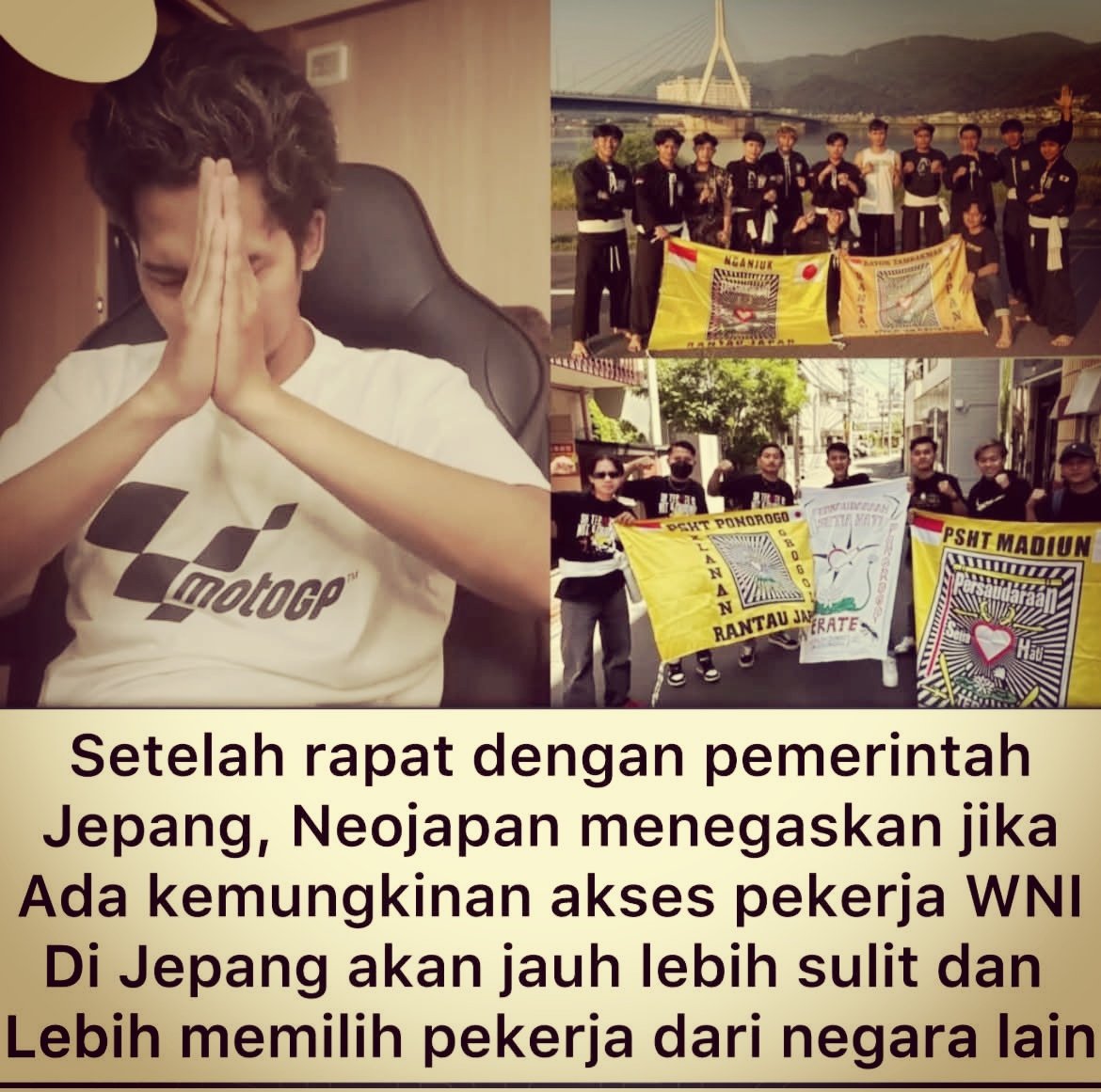 Blom ada pernyataan resmi sih dari pemerintah jepang, tapi akan sangat disayangkan bila bener terjadi..hanya krena ulah segelintir bedhes 

kabar24.id/news/147141376…