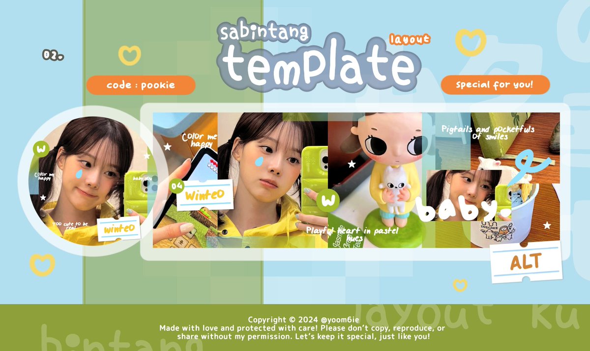 yoom6ie's tweet image. help repost please? thankyou! 🥺💗

hallo teman-teman! hari ini aku membawa 12 template layout yang bisa kalian bawa pulang hari ini! 😋

📆 15 juli (hari ini) 
⏰ 17.00 WIB 
📍 dm @yoom6ie 

#zonauang #zonajajan