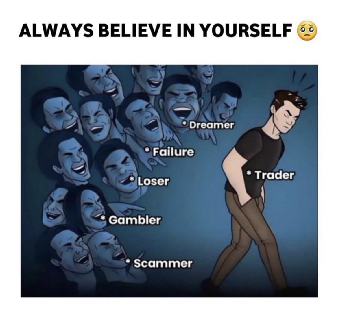 Never give up......