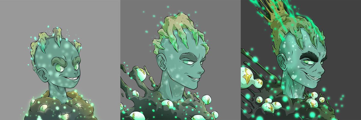 RISA (@risathegiant) on Twitter photo It's a wrap! After few months, <a href="/TheKoroshi/">KOROSHI 👺</a> phase II art is finally done.
All traits from phase 1 ( kid ) have been redesigned and are ready for phase 2 ( young adult ), I hope you're ready to evolve! Let's train b**ches! 💥
↘️ Here is a quick reminder of how the art evolve on It's a wrap! After few months, <a href="/TheKoroshi/">KOROSHI 👺</a> phase II art is finally done.
All traits from phase 1 ( kid ) have been redesigned and are ready for phase 2 ( young adult ), I hope you're ready to evolve! Let's train b**ches! 💥
↘️ Here is a quick reminder of how the art evolve on