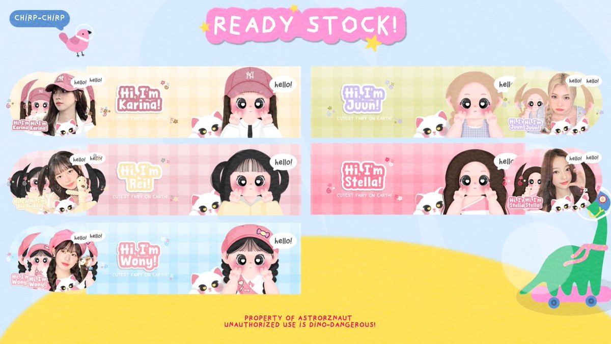 astrorznaut's tweet image. Help repost! ❤️‍🔥

Alo! Aku masih ada 10 layout ready stock chibi yang bisa dijemput mulai sekarang di ✉️ DM! 

⭐ Muse: wony wonyoung karina leeseo wonhee rei juun stella.
Info lainnya bisa cek alt yah!

#zonauang