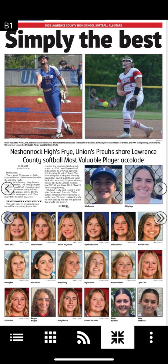 Mohawk Softball tweet media