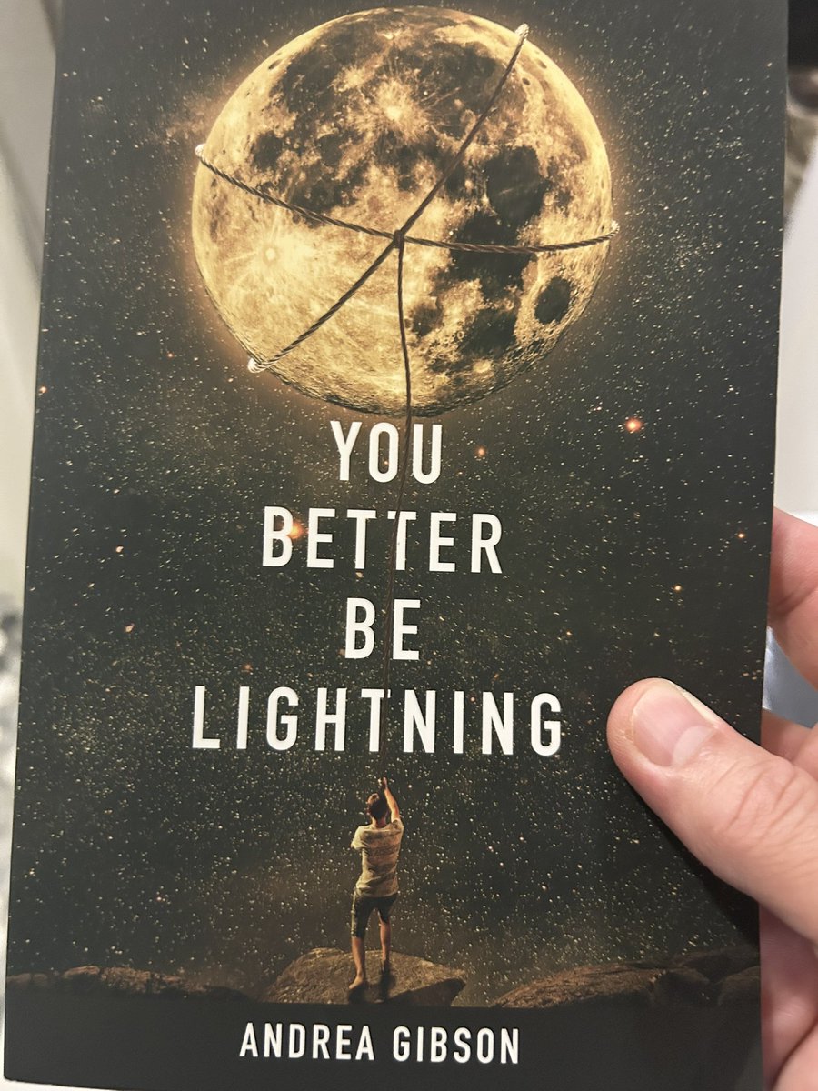 Herchenroder's tweet photo. I just found out Andrea Gibson died this morning. So devastated right now. I don’t have a lot of poetry on my shelves but You Better Be Lightning was so incredibly good. I will cherish this signature always. RIP Andrea. https://t.co/SB1sGq1u65