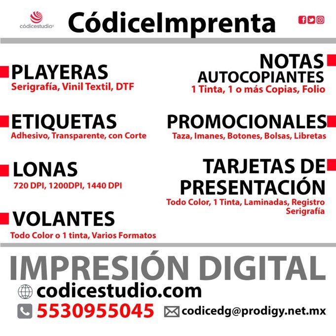 El Señor Impresor 💡/ Códicense CEO (@juankyheros) on Twitter photo Hacemos tus básicos de impresión #CódiceImprenta ☎️5530955045 codicestudio.com <a href="/En_laDelValle/">En la Del Valle</a> <a href="/ColDelValleBJ/">Colonia Del Valle, Benito Juarez, #CDMX</a> <a href="/InMixcoac/">𝕀𝕟𝕄𝕚𝕩𝕔𝕠𝕒𝕔</a> <a href="/En_LasAguilas/">EnLasAguilas CDMX</a> <a href="/lajuarezDF/">Colonia Juárez CDMX</a> Hacemos tus básicos de impresión #CódiceImprenta ☎️5530955045 codicestudio.com <a href="/En_laDelValle/">En la Del Valle</a> <a href="/ColDelValleBJ/">Colonia Del Valle, Benito Juarez, #CDMX</a> <a href="/InMixcoac/">𝕀𝕟𝕄𝕚𝕩𝕔𝕠𝕒𝕔</a> <a href="/En_LasAguilas/">EnLasAguilas CDMX</a> <a href="/lajuarezDF/">Colonia Juárez CDMX</a>