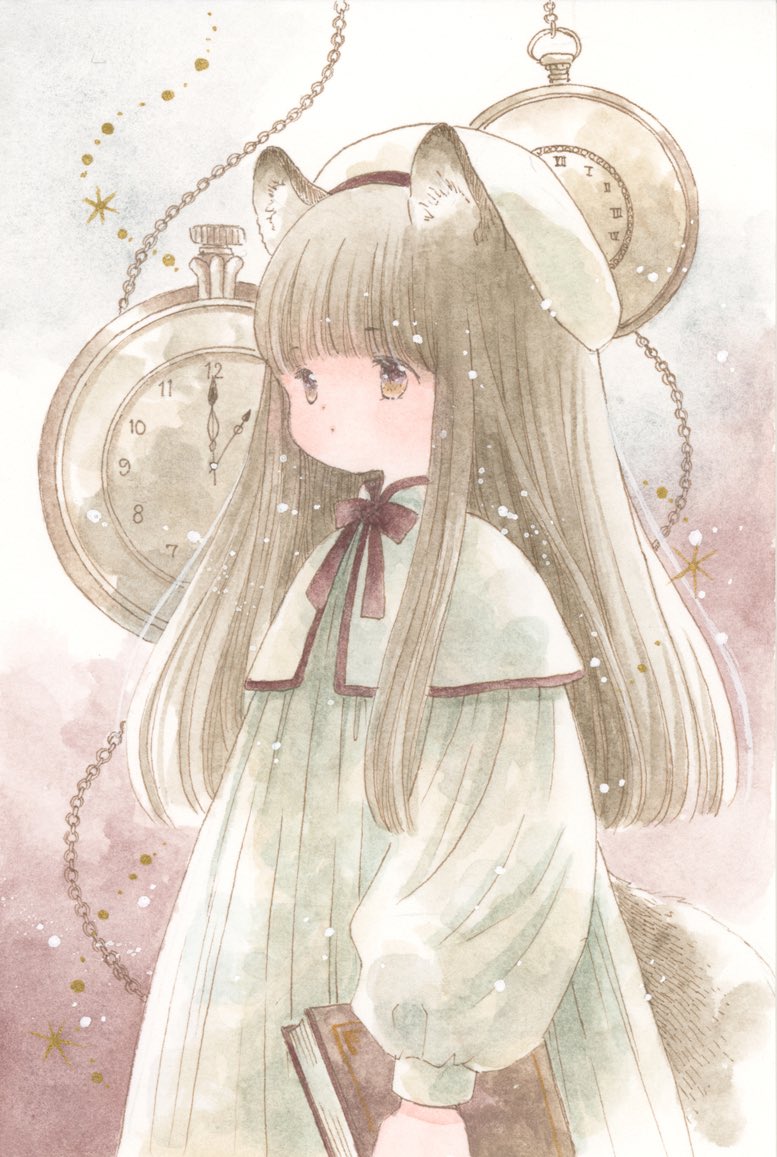 「今日7月15日と明日16日は休廊日です 通販受付しておりますのでweb gall」|神谷かおり🌸ドローイングモール🌸羽根としっぽ展🌸アリス展🌸コミティアのイラスト