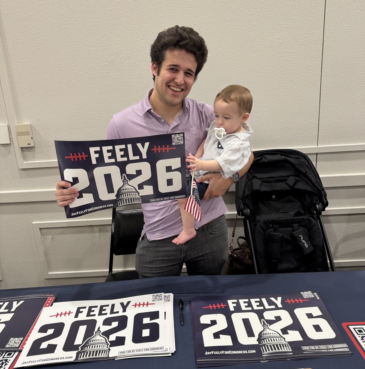 Team Feely had a great time at the Mesa Republican Women’s monthly luncheon today celebrating America’s 249th Birthday! #TeamFeely 🇺🇸