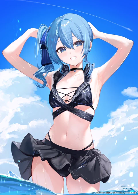 夏を感じるイラストが描きたくて #ほしまちぎゃらりー