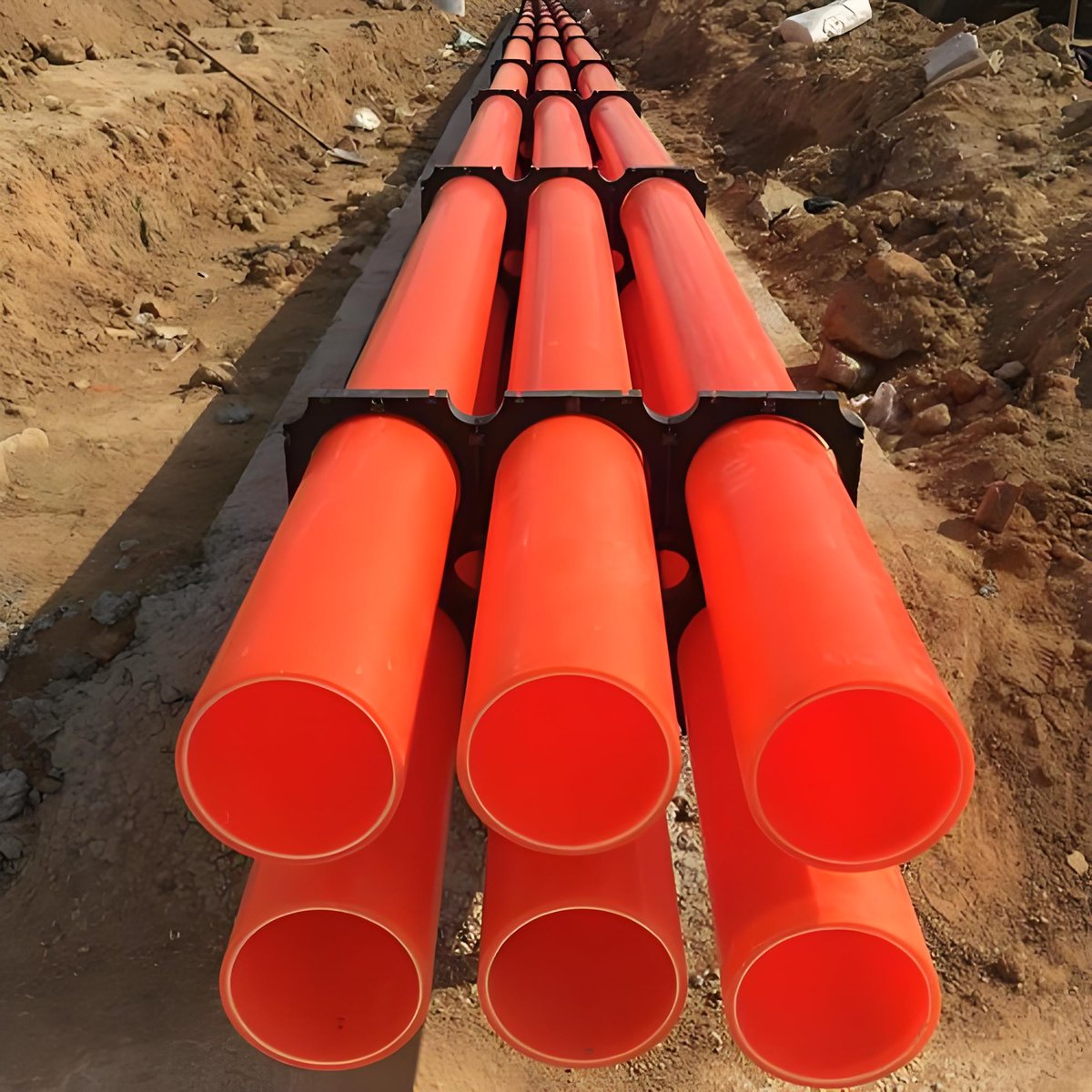 zhengjupipe's tweet image. Soil compatibility makes MPP pipes suitable for various geological conditions, from clay to gravel. They resist chemical reactions with soil components, avoiding degradation. 
#MPP #mpppowerpipe #MPPpipe #pipeline #ModifiedPolypropylenePipe #LUOYANGZHENGJUNEWMATERIALSTECHNOLOGY