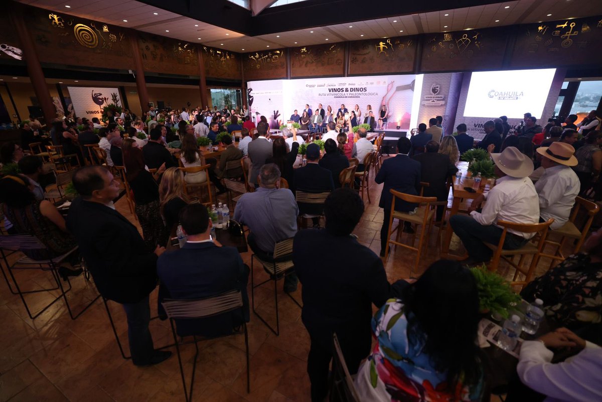 manolojim's tweet photo. ¡Relanzamos la Ruta Vinos &amp; Dinos! Una experiencia única que mezcla lo mejor de nuestra tierra: viñedos, paleontología y los tesoros del desierto, las montañas y los bosques coahuilenses. (1/2) https://t.co/MqbUnkr6ty