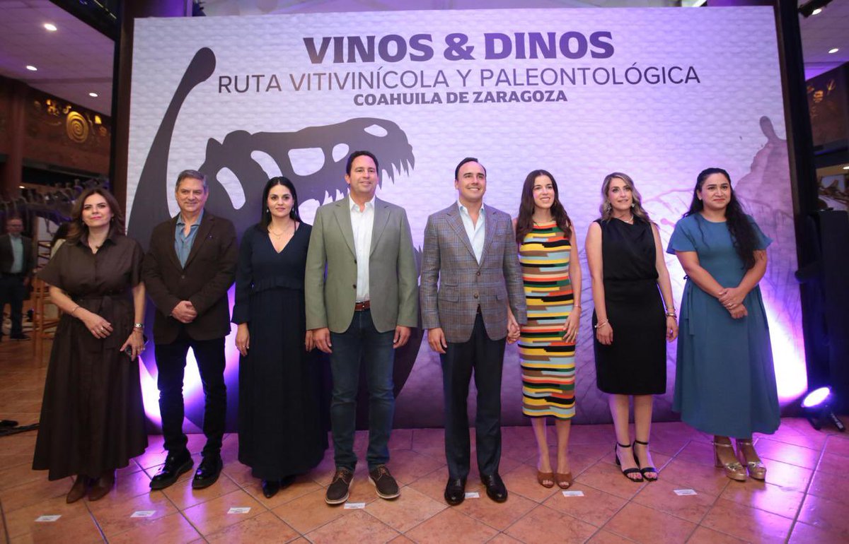 manolojim's tweet photo. ¡Relanzamos la Ruta Vinos &amp; Dinos! Una experiencia única que mezcla lo mejor de nuestra tierra: viñedos, paleontología y los tesoros del desierto, las montañas y los bosques coahuilenses. (1/2) https://t.co/MqbUnkr6ty