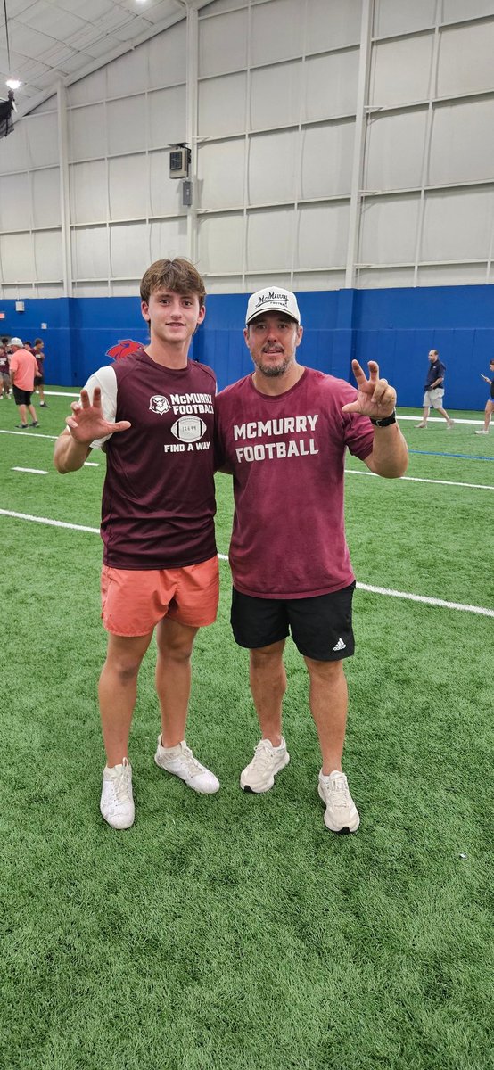 Derrek vowell (@derrek_vowell) on Twitter photo AGTG!!!! After a great camp and a great conversation with <a href="/CoachNealMcM/">JORDAN NEAL</a> , I'm blessed to receive my 4th offer to <a href="/McMURRYFOOTBALL/">McMURRY FOOTBALL</a> . Thankful for the opportunity!!!
<a href="/dctf/">Dave Campbell's — TexasFootball.com</a> <a href="/Devo26Dorris/">Devon Dorris</a> <a href="/foster_sawyer/">Foster Sawyer</a> <a href="/RecruitAzle/">Azle HS Football</a> <a href="/jwheeler294/">jason wheeler</a> <a href="/Vines0617/">Jason Vines</a> <a href="/CDavidson8457/">Christian Davidson</a> <a href="/JClarkHFB247/">Jeremy Clark</a> AGTG!!!! After a great camp and a great conversation with <a href="/CoachNealMcM/">JORDAN NEAL</a> , I'm blessed to receive my 4th offer to <a href="/McMURRYFOOTBALL/">McMURRY FOOTBALL</a> . Thankful for the opportunity!!!
<a href="/dctf/">Dave Campbell's — TexasFootball.com</a> <a href="/Devo26Dorris/">Devon Dorris</a> <a href="/foster_sawyer/">Foster Sawyer</a> <a href="/RecruitAzle/">Azle HS Football</a> <a href="/jwheeler294/">jason wheeler</a> <a href="/Vines0617/">Jason Vines</a> <a href="/CDavidson8457/">Christian Davidson</a> <a href="/JClarkHFB247/">Jeremy Clark</a>