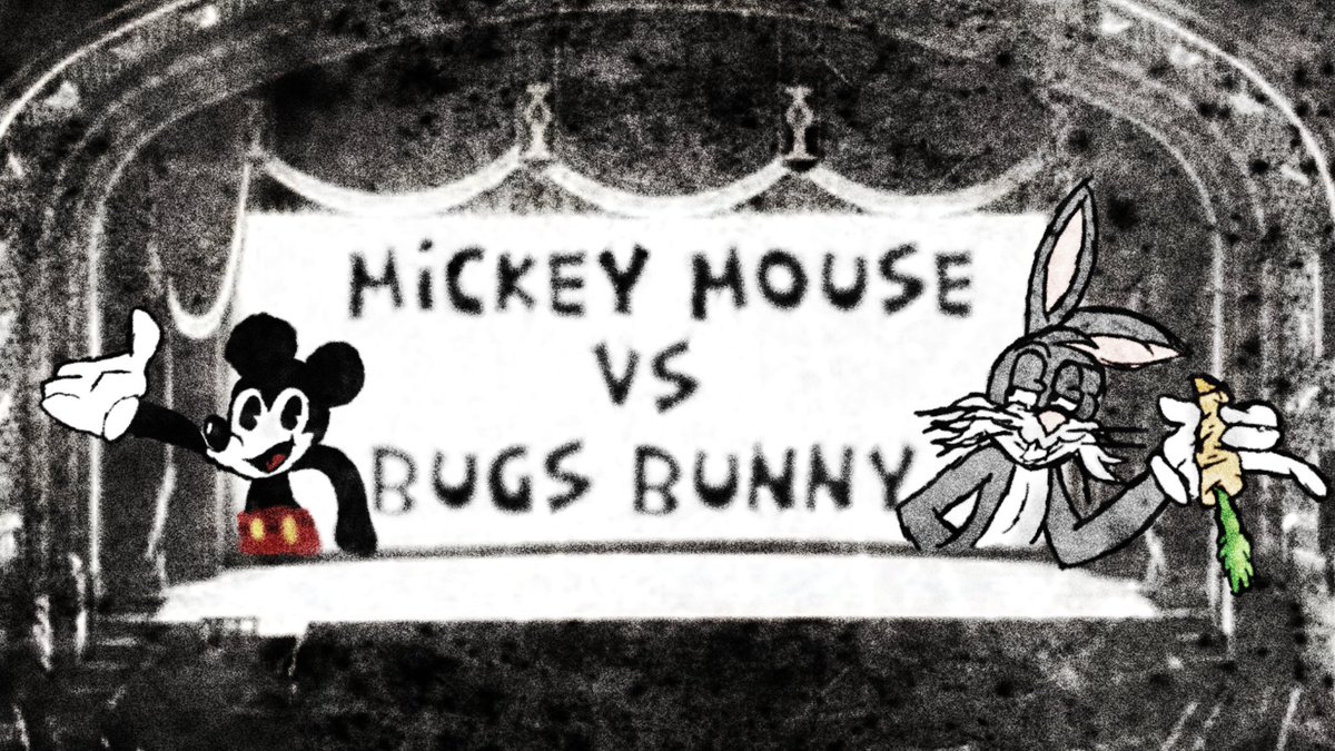 mickey mouse vs bugs bunny