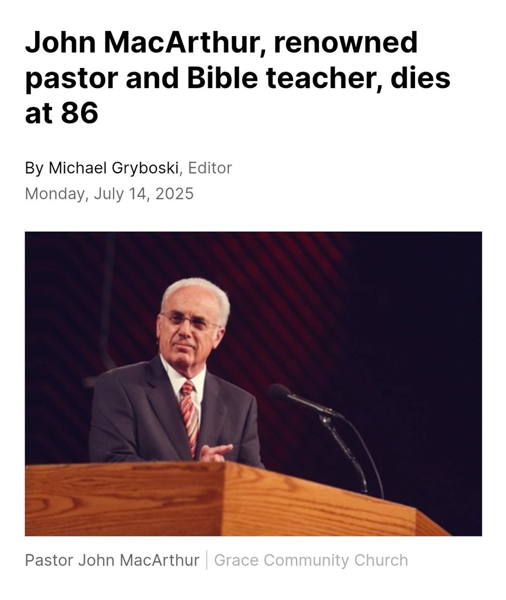 I greatly appreciated this man's ministry over the years.  I'd like to think R.C. was part of the welcoming party.