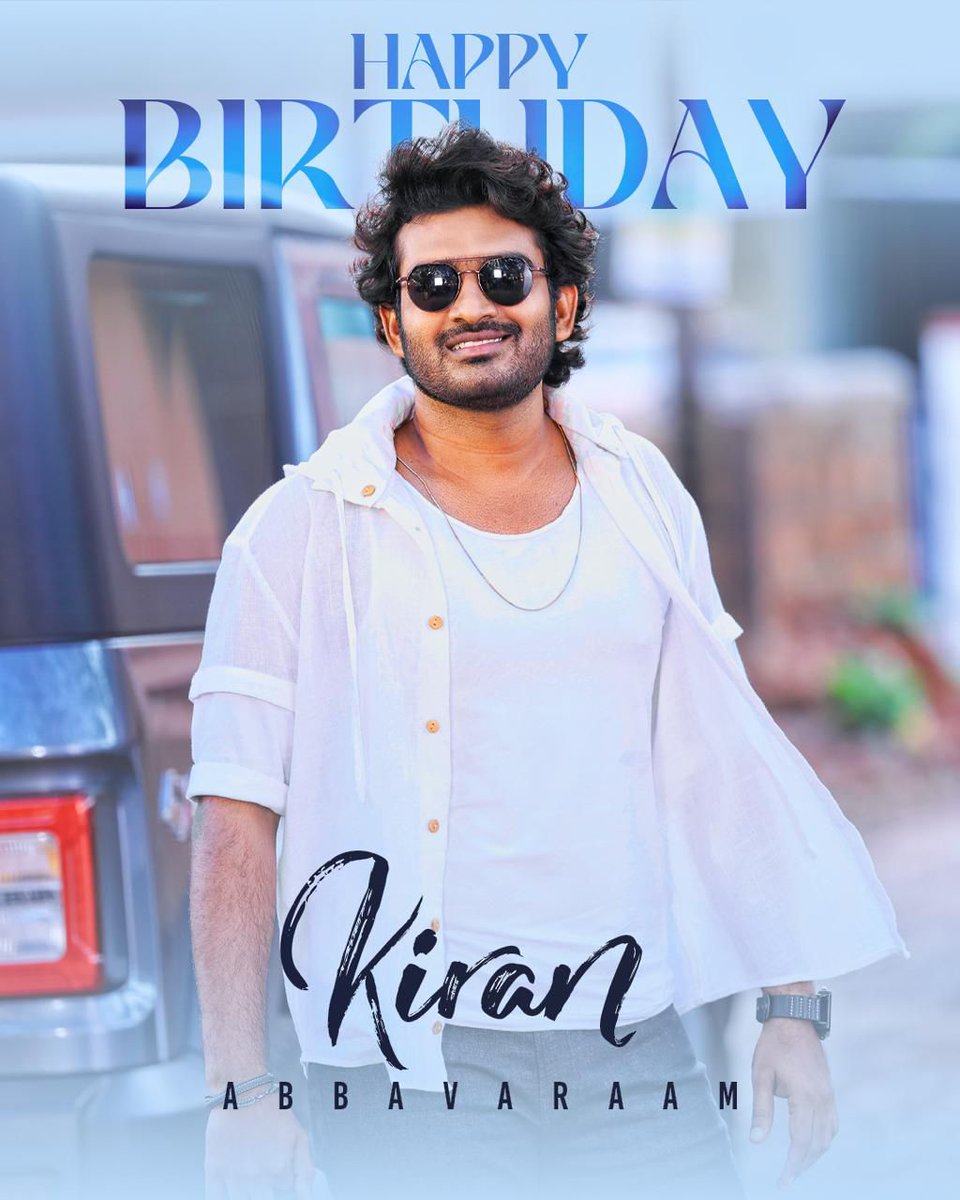 Lakshminarayana Varanasi (@lnvaranasi) on Twitter photo Happy Birthday to my Dear <a href="/Kiran_Abbavaram/">Kiran Abbavaram</a> 🔥🎉
All the best for your future endeavours. ❤️
#HBDKiranAbbavaram #KRamp #ChennaiLoveStory Happy Birthday to my Dear <a href="/Kiran_Abbavaram/">Kiran Abbavaram</a> 🔥🎉
All the best for your future endeavours. ❤️
#HBDKiranAbbavaram #KRamp #ChennaiLoveStory