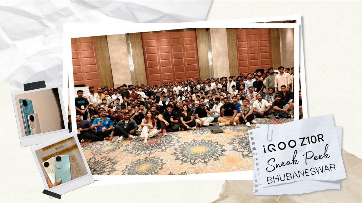_CodeWizard's tweet image. 📢 All about iQOO Z10R Sneak Peek Session - Bhubaneswar📱✨ 
community.iqoo.com/in/thread/1008…

#FullyLoadedfor4KVlogging! #iQOOZ10R