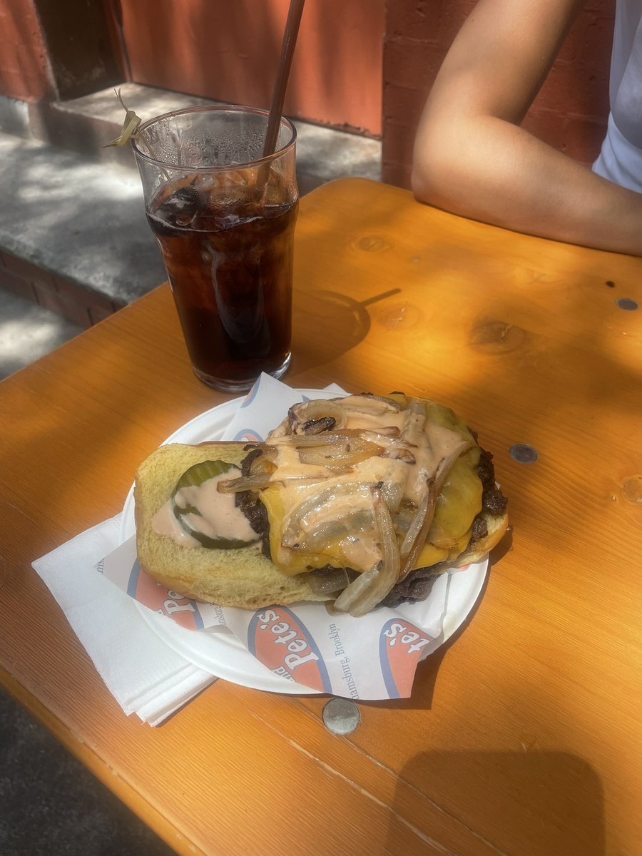 hotgirlcarol's tweet image. wieiad (addison rae matchaful collab. smash burger from the sports bar. to go margarita in my citi bike basket)