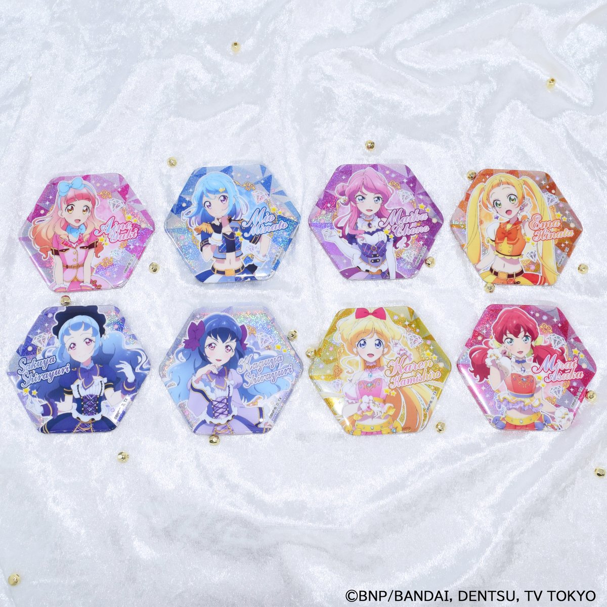 アイカツ！オフィシャルショップ限定ステッカー 7枚セットまとめ売り アイカツ！オフィシャルショップ | イベントを探す | ナムコ
