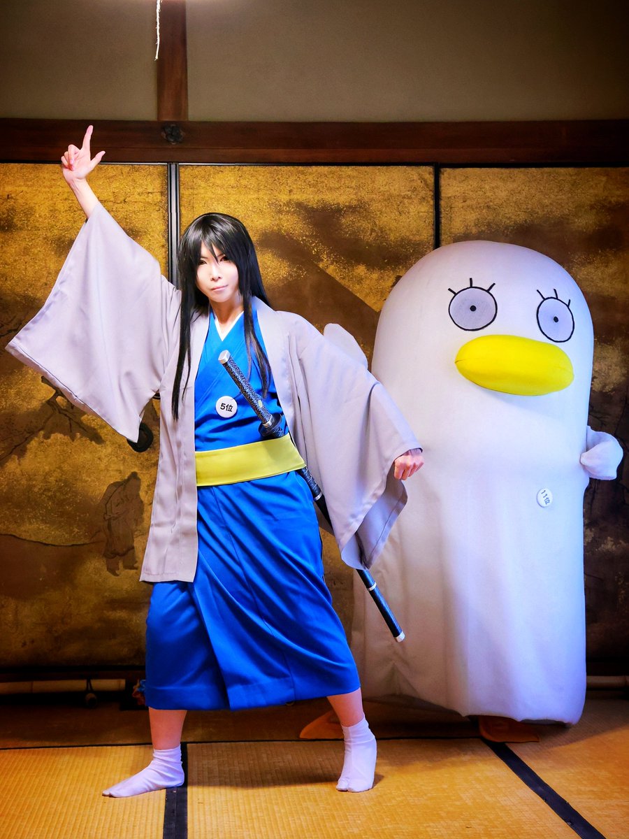 銀魂  コスプレ/cosplay
  
5位 ヅラ
――ヅラじゃない、桂だ――

📷<a href="/Bike_Neesan/">姐さん@架空会社あたおか宣伝部長</a> #姐さん撮影
#人気投票俺たちのアイドルお通ちゃん0713

エリザベス <a href="/ru1_cos/">類たそ☆</a>