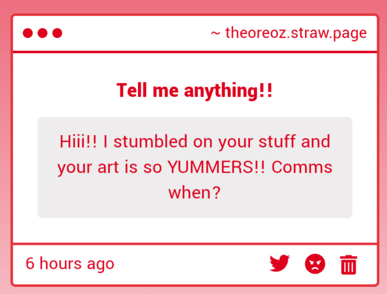 TheOreoz's tweet image. For those who were askingโ
They are closed for a bit! I need to adjust prices since a lot of others say that it's pretty low on it, so after adjustments, they will be back again!
