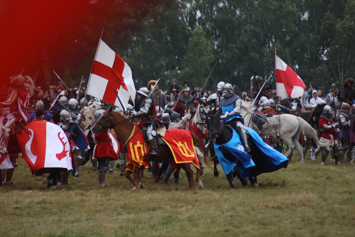 Dziś przypada 615. rocznica bitwy pod Grunwaldem.  ⚔️

🇵🇱🇱🇹 15 lipca 1410 roku wojska polsko-litewskie pod wodzą króla Władysława Jagiełły i wielkiego księcia Witolda odniosły jedno z największych zwycięstw średniowiecznej Europy, pokonując potężny zakon krzyżacki.