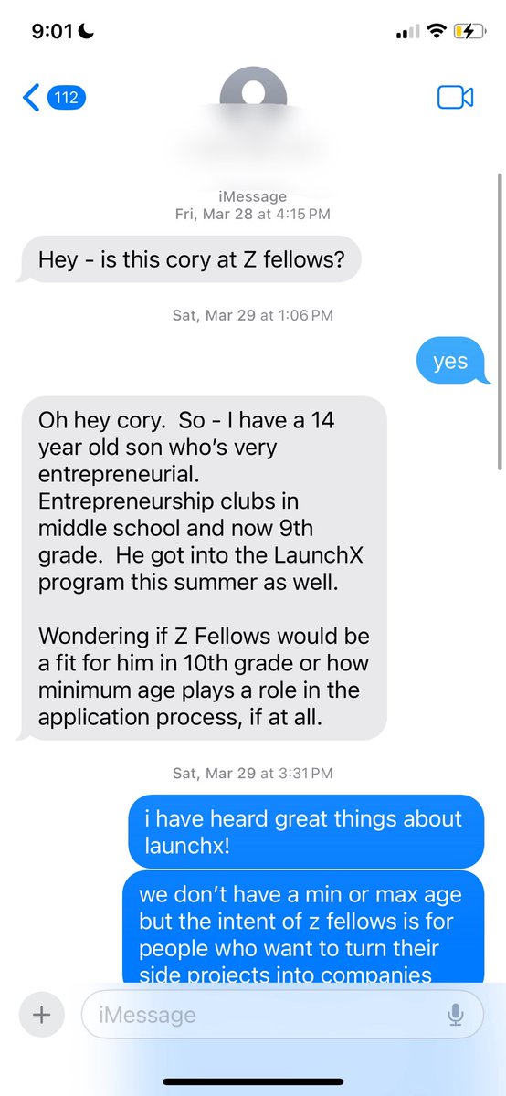 cory's tweet image. the startup stage parents exist
