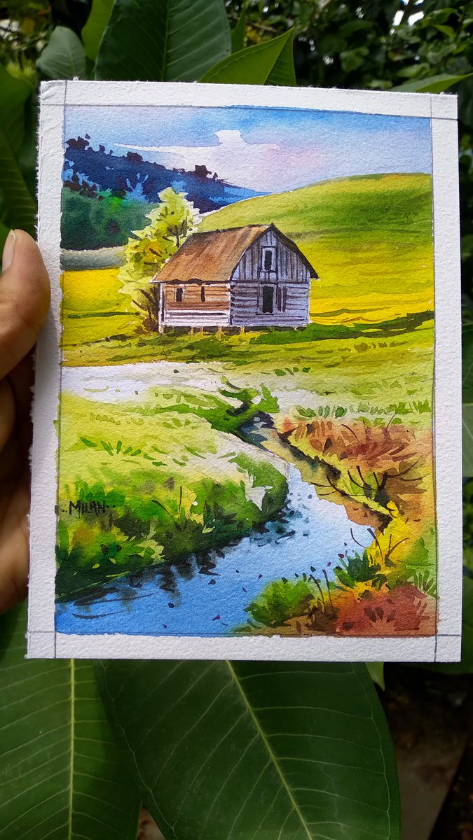 AnshulMilan's tweet image. My #Watercolour #painting #art #artist #anshulmilan