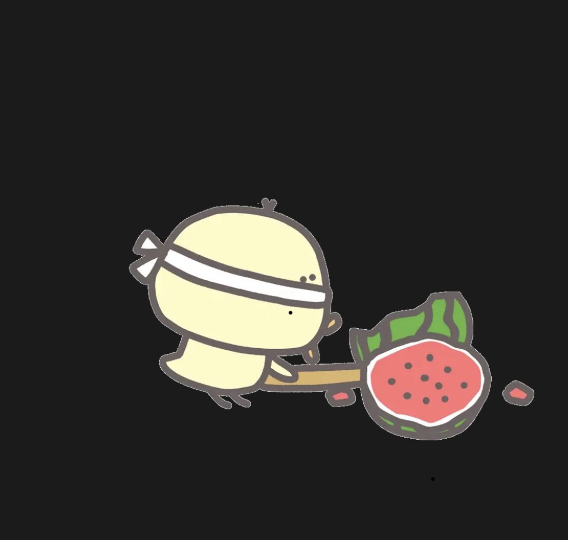 お迎えしました！どきどきスイカ割り成功です！✨

失敗も動きがかわいいので迷いましたが、成功して喜んでいるのを想像してこちらにしました🐥👏☺️

割れたスイカはあとで一緒に食べたいですね🍉🐥🥰

#ほんのうぴよこ
#xrpcafe <a href="/xrpcafe/">xrp.cafe ☕</a>