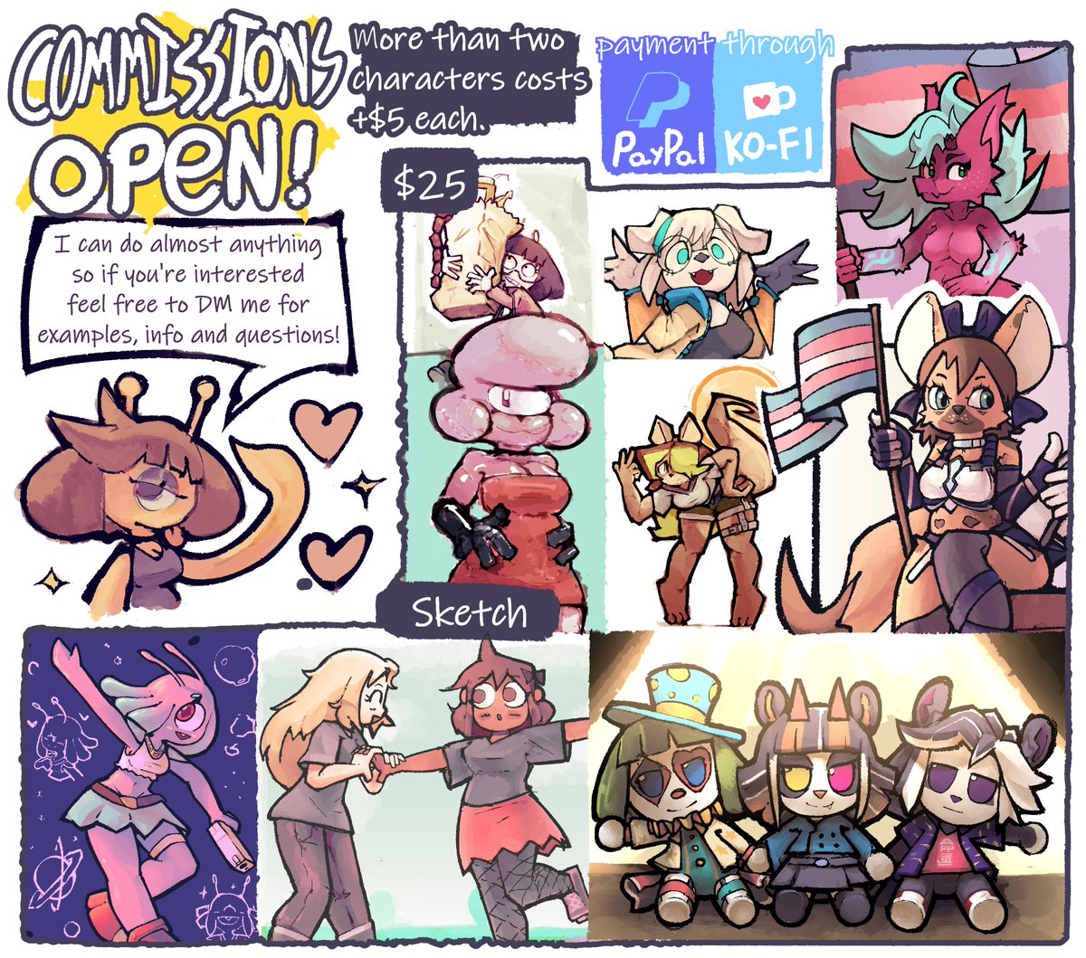 Octylien's tweet image. COMMISSIONS OPEN + PATREON
Once again i&apos;m opening commissions.
I also opened a Patreon (+18) where i will upload more personal and adult art.
Anyone who&apos;s interested feel free to contact me.
Thank you so much for your support! ❤️💕
ko-fi.com/octylien/commi…
patreon.com/Octylien