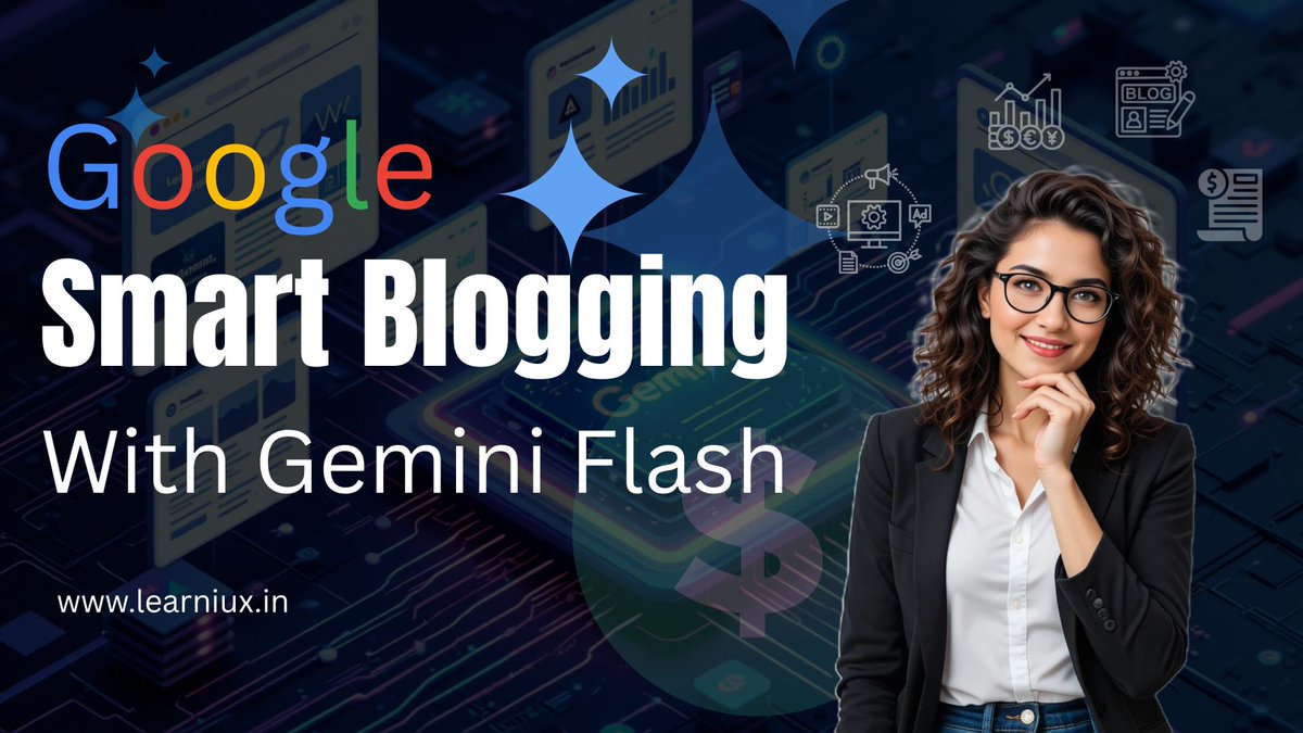 Learniux's tweet image. 🚀 Blogging With Gemini Flash = Speed ⚡ + Savings 💰
Upgrade your workflow for fast, smart &amp;amp; cost-efficient blogging! ✍️🤖 #BloggingTips #GeminiFlash #AIforBloggers
👉VIsit: learniux.in/2025/07/gemini…