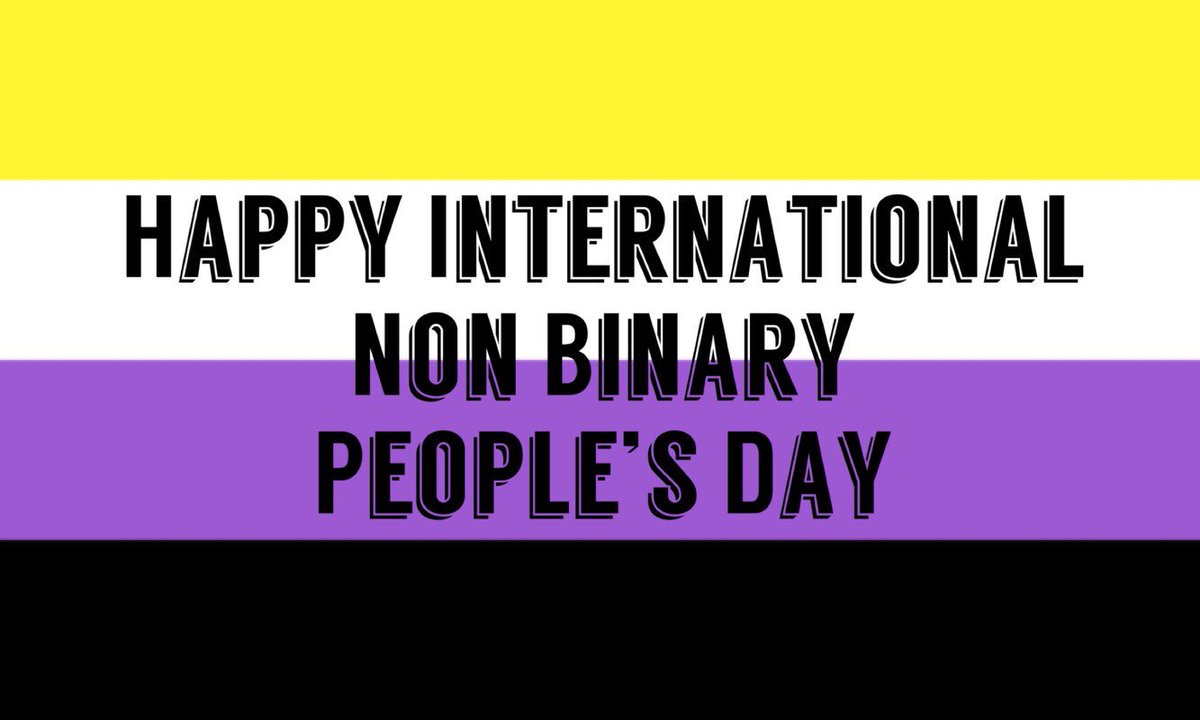 Refractionvr's tweet image. Happy International Non-Binary People's Day!
Greetings everyone‚
I'm a few minutes late on this announcement but I just got off work but Happy International Non-Binary People's day everyone! Shout out to the amazing and appreciated non-binary people․ You guys are awesome and…
