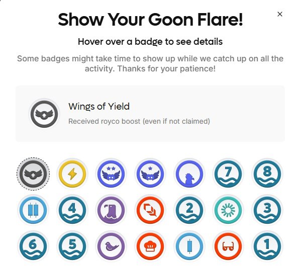 DipoEsi's tweet image. Gplume
I was able to earn a valuable badge today. 💥💥
Little by little, my collection is coming together. Thanks to the @roycoprotocol
#plume #plumonmainnet