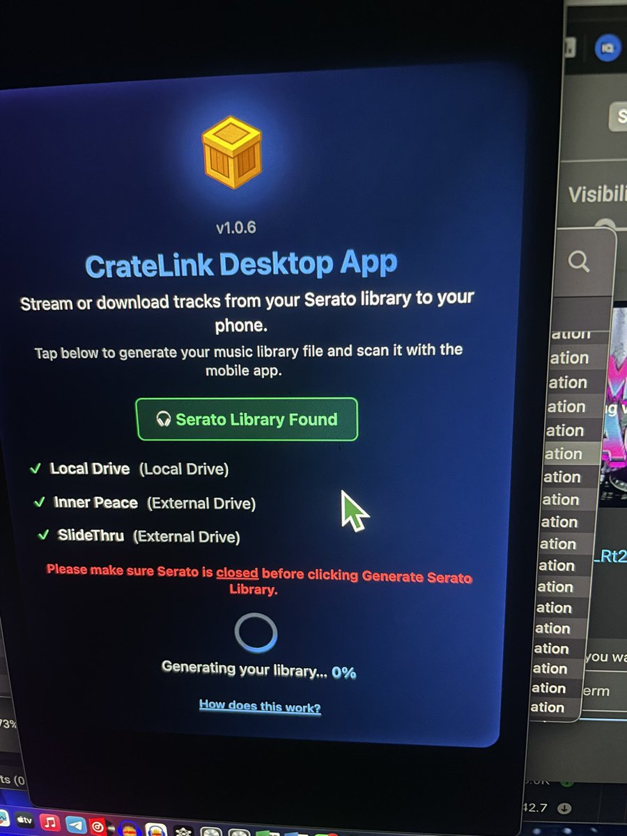 Nope not a dumb question at all. Yeah if you have your music on an external drive plug it in before opening the companion app and it will detect that you have external drives. 

Click generate library and it sort it out for you