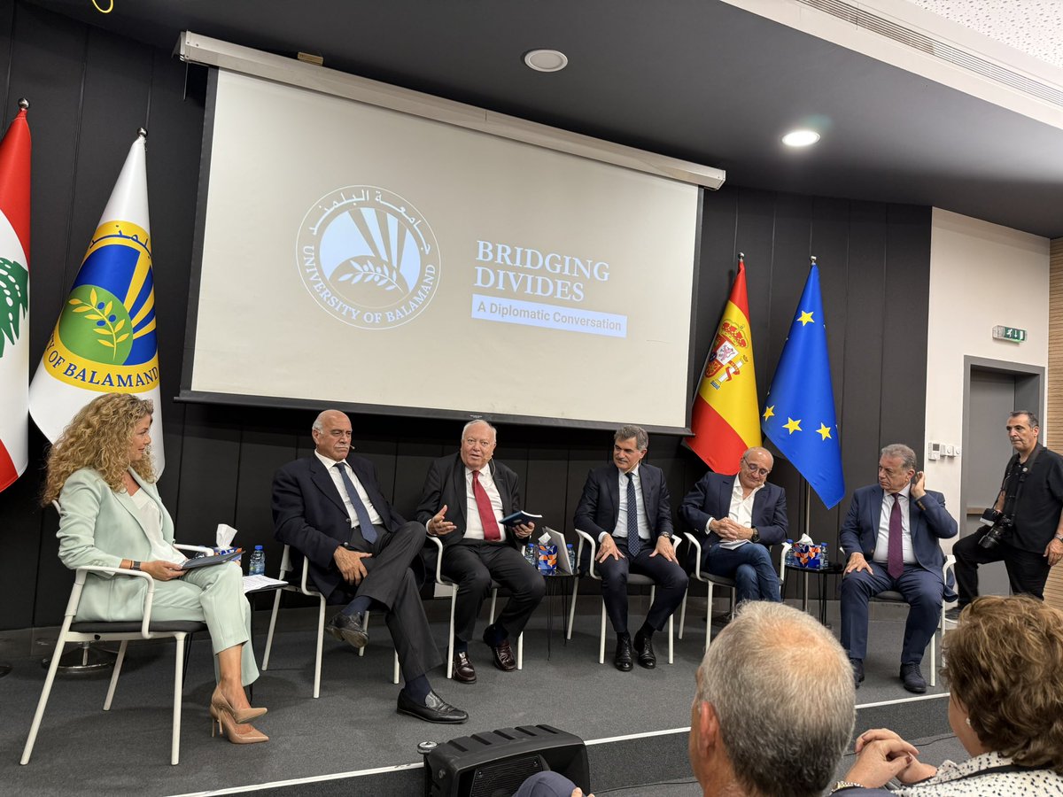 nsaad777's tweet image. Also participating in the roundtable, Dr. Fadi Comair, hydro diplomacy expert. The RT in Alba Dekwane organized by Balamand University was attended by the diplomatic corps including the Ambassador of Spain to Lebanon, Mr. Jesus Santos,
Media and CSOs/3
@MiguelMoratinos