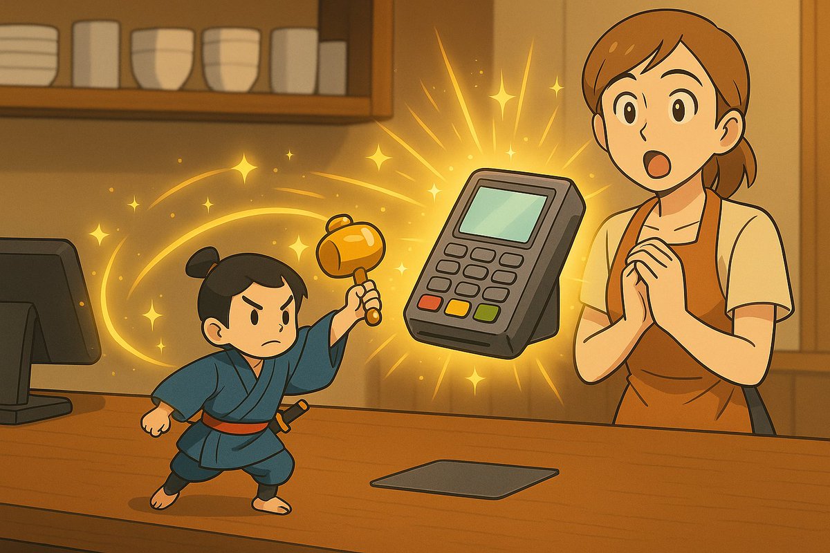 onsitework_lab's tweet image. キャッシュレス端末の設置はだいたい小槌で解決 

onsitework.jp 
#仕事さがし #副業 #オンサイトワーク研究所