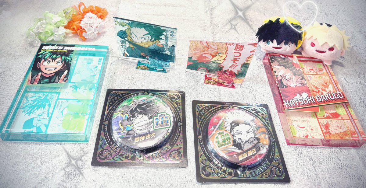 sheeeeeeep62's tweet image. 届いたおめでとうー💚🥳ハマるの遅かったからこれで念願の二人揃えるやつ出来るねよかったねkちゃんがずっと待ってたよizkが生まれてくるの
