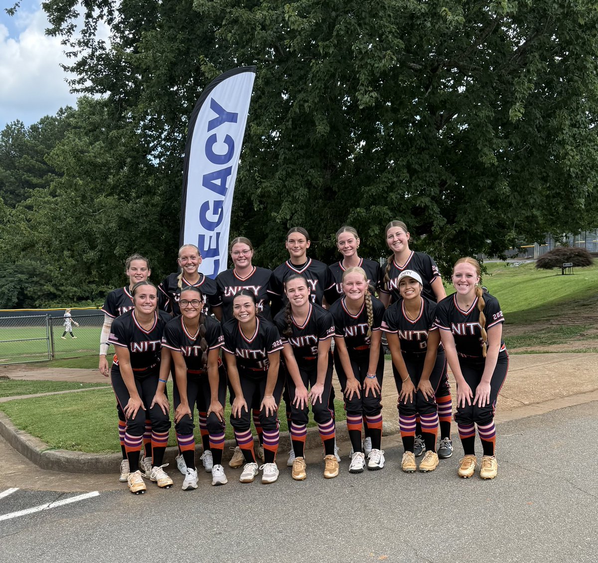 The bats were on 🔥 in Atlanta!! 
💜🧡🙌🥎