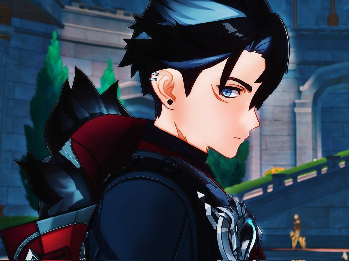 nxflare_'s tweet image. #Wriothesley #GenshinImpact #原神写真部 #原神 #rizzly #fontaine
