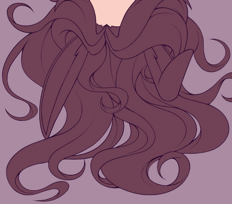 Never beating the flowy hair allegations... 🐇