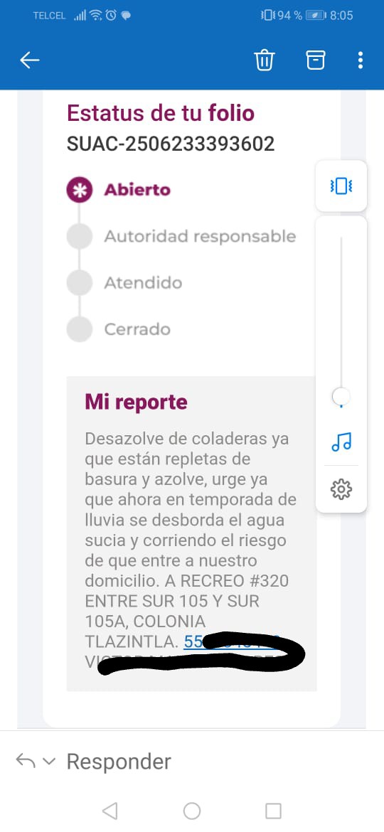 jayko2000's tweet photo. @IztacalcoAl #OperativoLluvias2025 #operativoaguaceros solicitando atención a mi reporte del día 23/06/25
Cuento con número de reporte
Gracias por la atencion https://t.co/mNgYHVlXiq