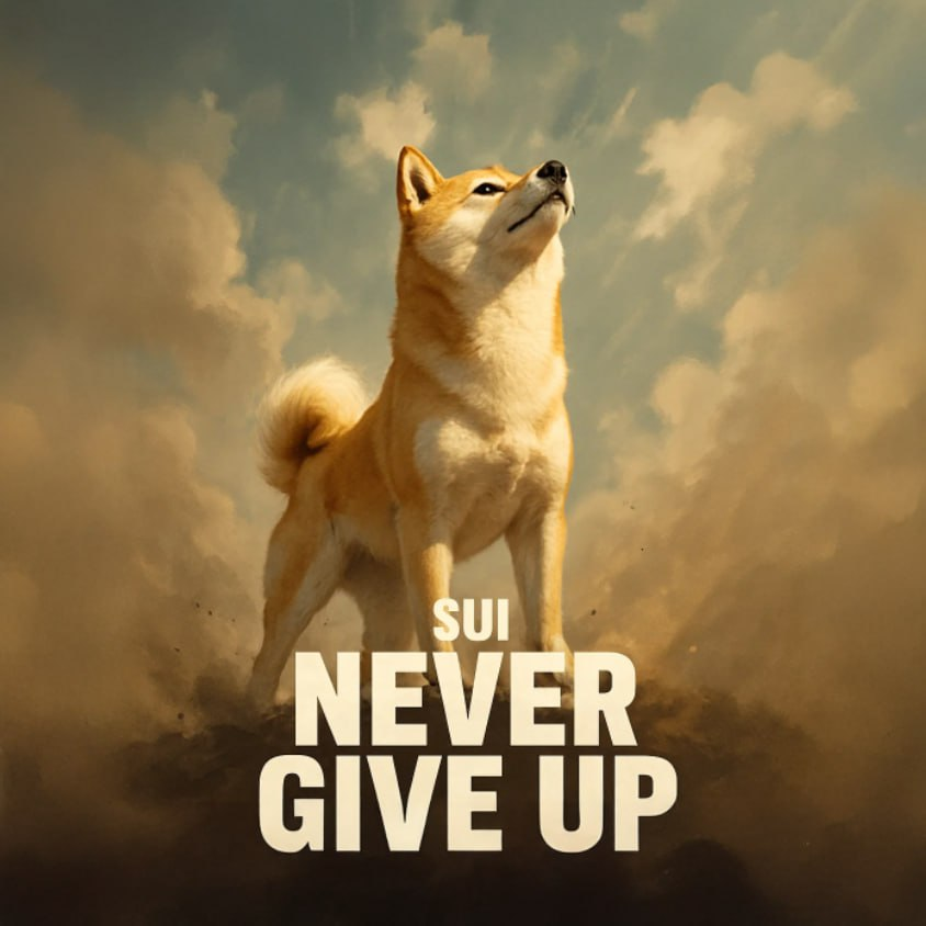 Make sure you grab some $SUI and then grab some more. 

After all she's the cutest dog adopted by riko mama.