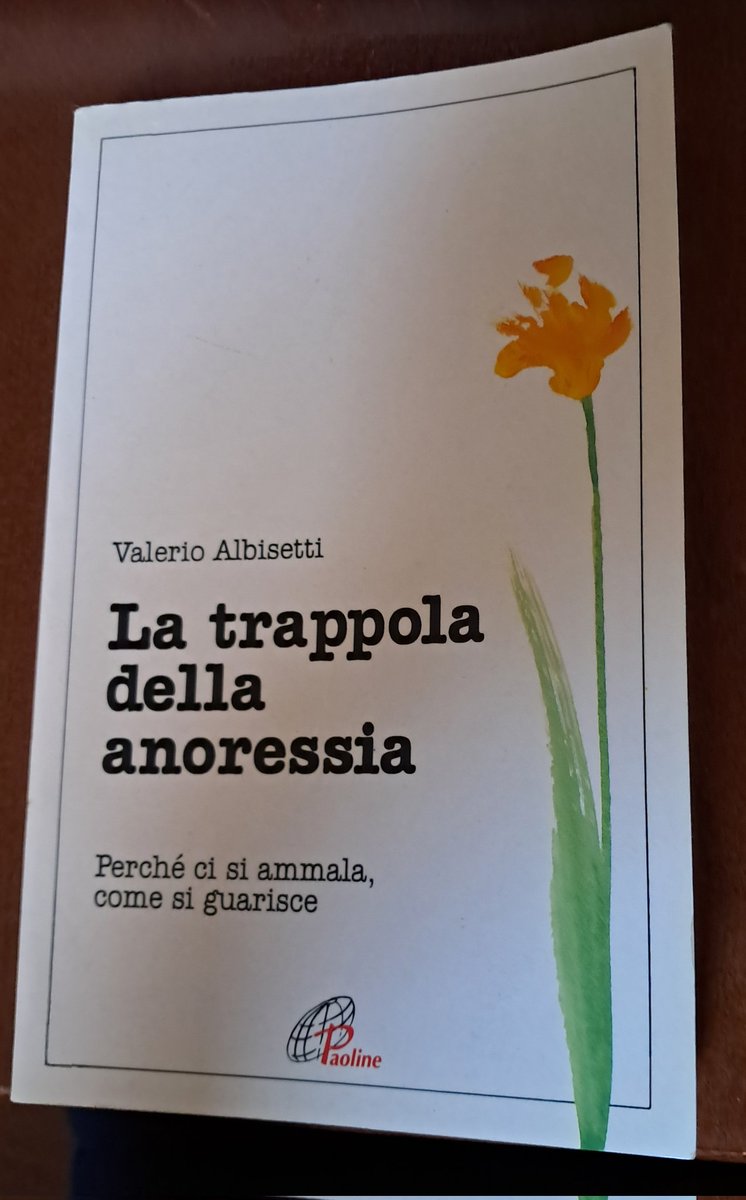LPicentini's tweet image. "La trappola della anoressia" di Valerio Albisetti, Edizioni Paoline (1996), brossura, pp. 170, collana: Psicologia E Personalità 16
libreriadeipicentini@gmail.com