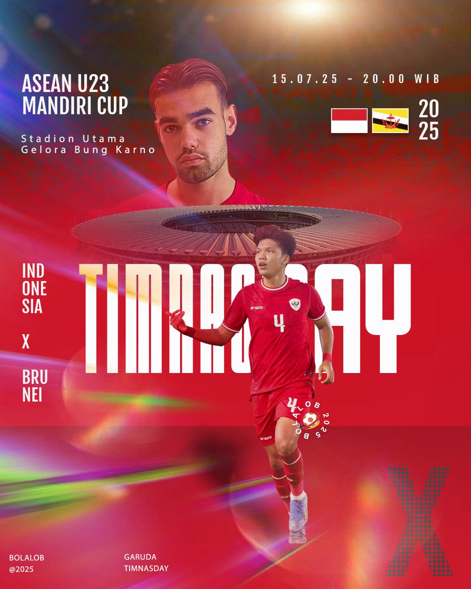 #TIMNASDAY

Event perdana untuk Gerald Vanenburg membuktikan kapasitasnya sebagai pelatih timnas U-23. Laga perdana kemungkinan besar akan mudah dilewati dengan poin 3. 

Prediksi kalian lob?

#BolalobFootball