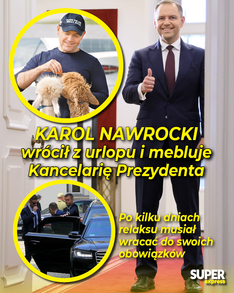 Karol Nawrocki wrócił z urlopu i od razu zabrał się za urządzanie Kancelarii Prezydenta. Nowy rozdział właśnie się zaczyna 👇