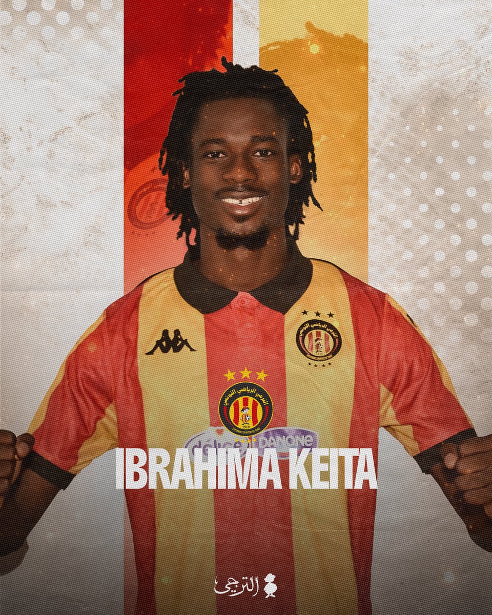 Espérance Sportive De Tunis (@estunis1919) on Twitter photo ابراهيما كايتا مكشخ
أنهى الترجي الرياضي التونسي كامل الإجراءات الادارية اللازمة للتعاقد مع اللاعب الدولي الموريتاني إبراهيما كايتا لمدة سنتين قادمًا من نادي مازيمبي الكونغولي .
يشغل كايتا مركز ظهير أيمن و يبلغ من العمر 23 سنة وقد بدأ مسيرته الدولية مع منتخب موريتانيا في مارس ابراهيما كايتا مكشخ
أنهى الترجي الرياضي التونسي كامل الإجراءات الادارية اللازمة للتعاقد مع اللاعب الدولي الموريتاني إبراهيما كايتا لمدة سنتين قادمًا من نادي مازيمبي الكونغولي .
يشغل كايتا مركز ظهير أيمن و يبلغ من العمر 23 سنة وقد بدأ مسيرته الدولية مع منتخب موريتانيا في مارس