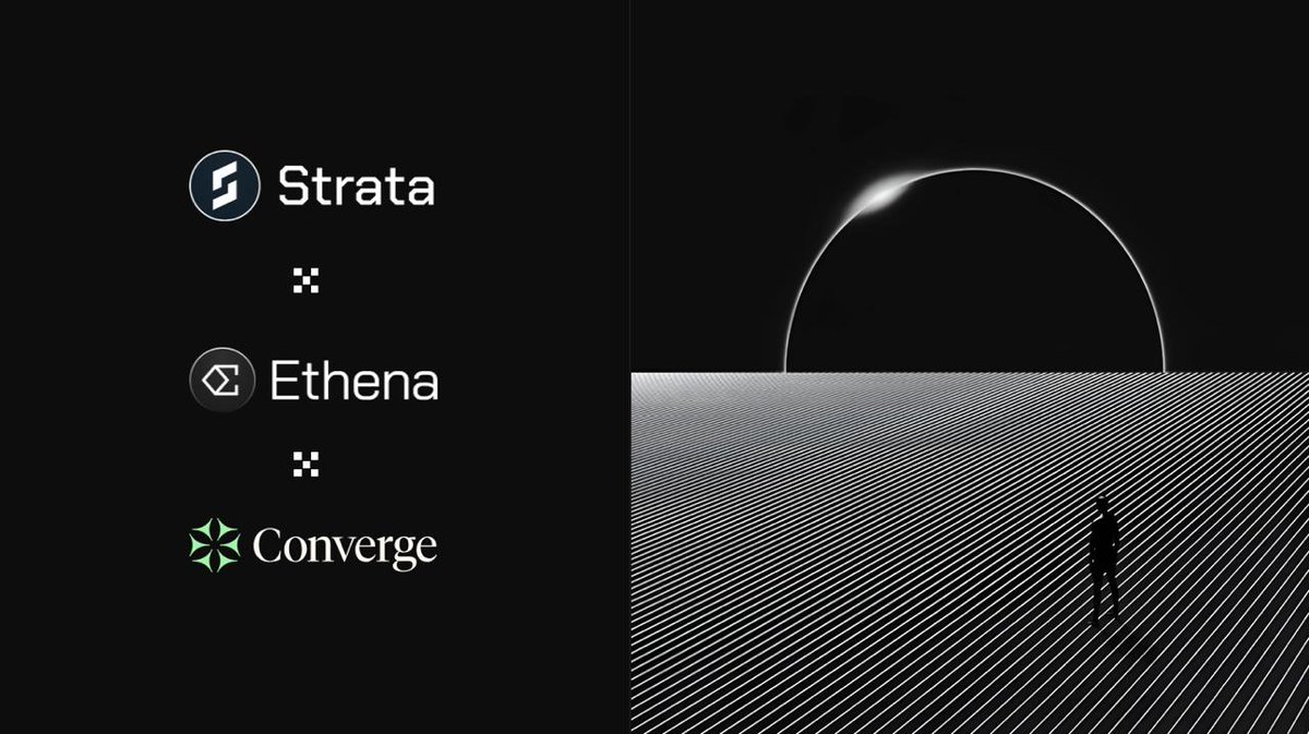 strata_money's tweet image. Who said the points meta was over?
It's definitely not in the @ethena_labs x @convergeonchain ecosystem.
We're cooking something special for our early supporters during Strata Season 0.
Stay tuned. Pre-deposits opening soon.