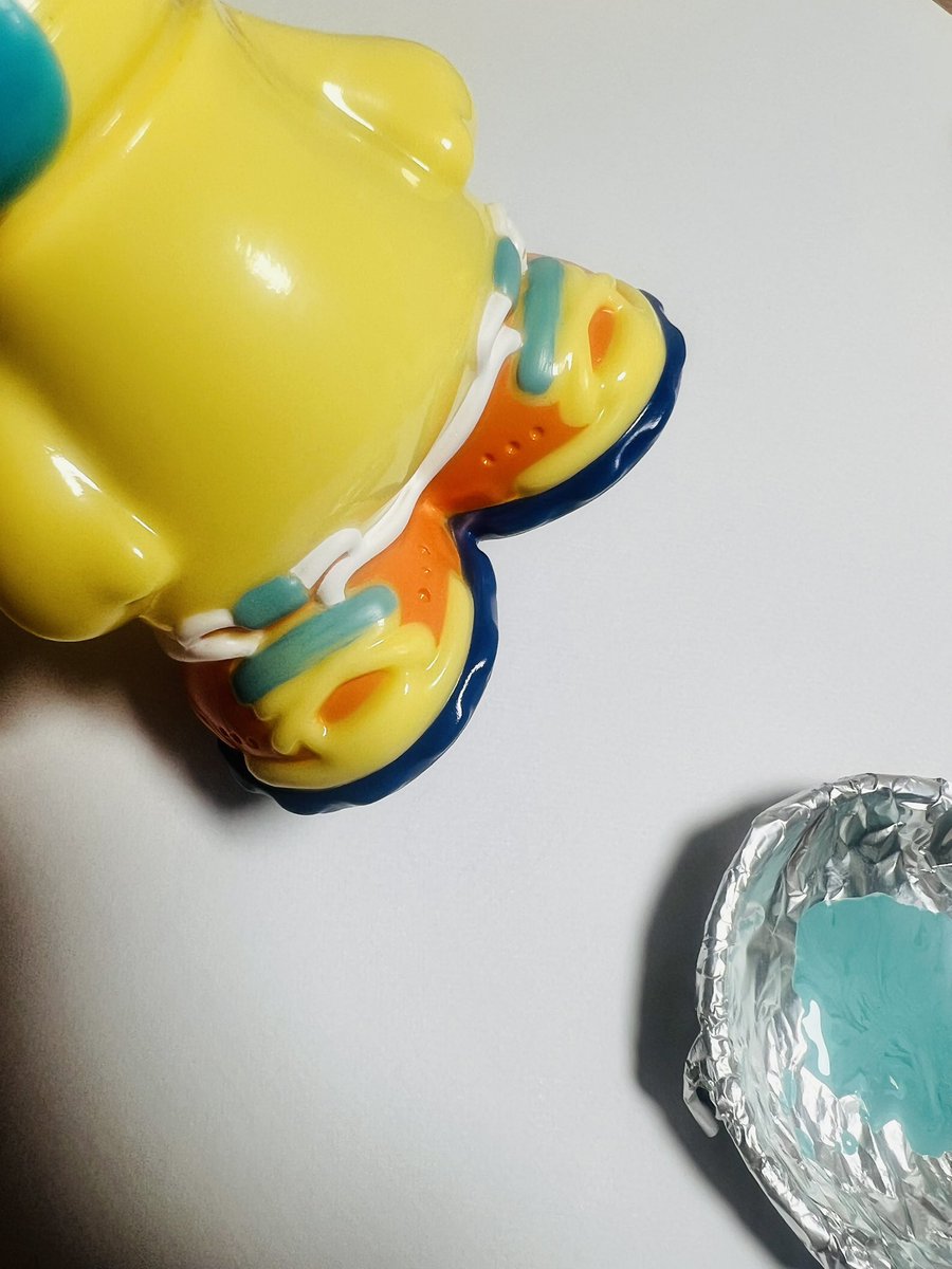 REO_spikee's tweet image. あれだけ泣きを見た手塗りに
ハマりつつある

#ゲンジソフビ