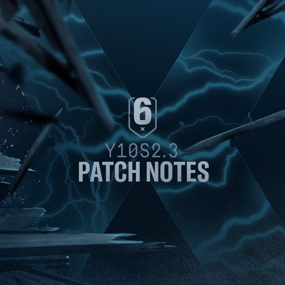 🛠️ Maintenance 🛠️

La Saison 2.3 de l'Année 10 sera déployée aujourd'hui, mardi 15 juillet.

🎮 Toutes plateformes, 15h.
⏰ Durée : 60 min maximum.
📚 Patch Notes ici : rainbow6.com/patchnotes/y10…