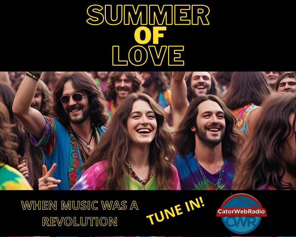 catorwebradio's tweet image. 🎧 Summer of Love is back on Catorweb Radio this week!
New sounds from the late '60s & early '70s — peace, protest & pure groove.
📅 Broadcast times (UTC):
Tue–Sat → 12 PM
Fri Bonus → 7 PM
Sun → 10 AM
#SummerOfLove #CatorwebRadio #NowPlaying #60sVibes #PsychedelicRadio