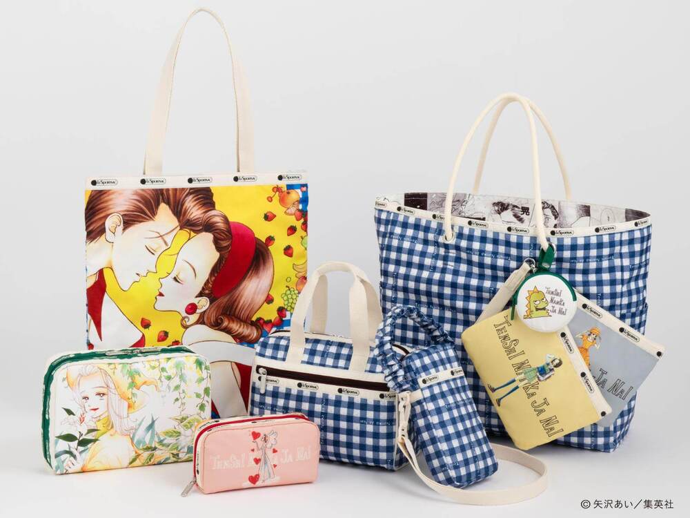 天使なんかじゃない　バッグ　限定ピンズ　レスポートサック　矢沢あい レスポートサック×雑誌「りぼん」、矢沢あい「天使なんかじゃない